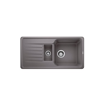 Chiuveta bucatarie Blanco Favos 6 S, din silgranit alumetalic, 86 x 43.5 x 18 cm, sifon cu ventile incluse, fara excentric Chiuveta bucatarie Blanco Favos 6 S, din silgranit alumetalic, 86 x 43.5 x 18 cm, sifon cu ventile incluse, fara excentric
