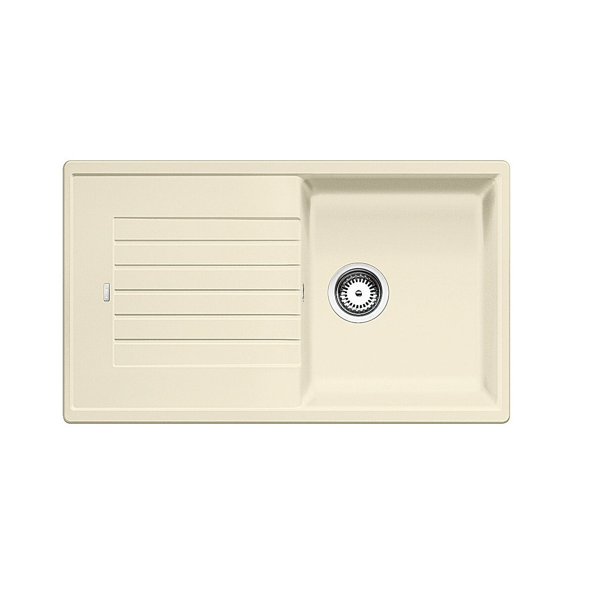 Chiuveta bucatarie Blanco ZIA 5 S, Silgranit jasmin, 86 x 50 x 19 cm, sifon cu ventil inclus, fara excentric