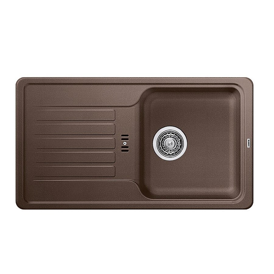 Chiuveta bucatarie, Blanco FAVOS MINI Chiuveta Silgranit cafea, 78 x 43.5 x 18 cm, sifon cu ventil incluse, fara excentric