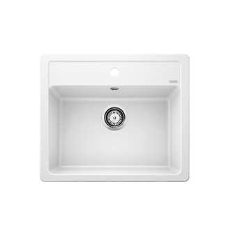 Chiuveta bucatarie, Blanco LEGRA 6 Chiuveta Silgranit alb, 58.5 x 51 x 19 cm, sifon cu ventil inclus, fara excentric Chiuveta bucatarie, Blanco LEGRA 6 Chiuveta Silgranit alb, 58.5 x 51 x 19 cm, sifon cu ventil inclus, fara excentric