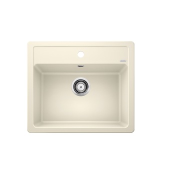 Chiuveta bucatarie, Blanco LEGRA 6 Chiuveta Silgranit jasmin, 58.5 x 51 x 19 cm, sifon cu ventil inclus, fara excentric Chiuveta bucatarie, Blanco LEGRA 6 Chiuveta Silgranit jasmin, 58.5 x 51 x 19 cm, sifon cu ventil inclus, fara excentric