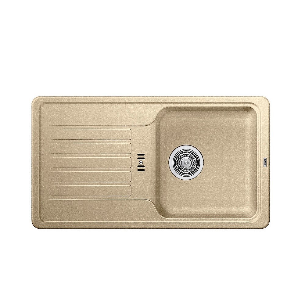 Chiuveta bucatarie, Blanco FAVOS MINI Chiuveta Silgranit sampanie, 78 x 43.5 x 18 cm, sifon cu ventil incluse, fara excentric