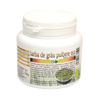 Pulbere Iarba de Grau Bio Noua Zeelanda 150 grame Deco Italia Pulbere Iarba de Grau Bio Noua Zeelanda 150 grame Deco Italia