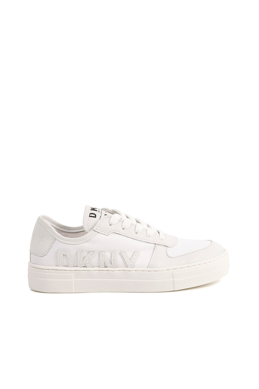 DKNY, Pantofi sport cu detalii de piele