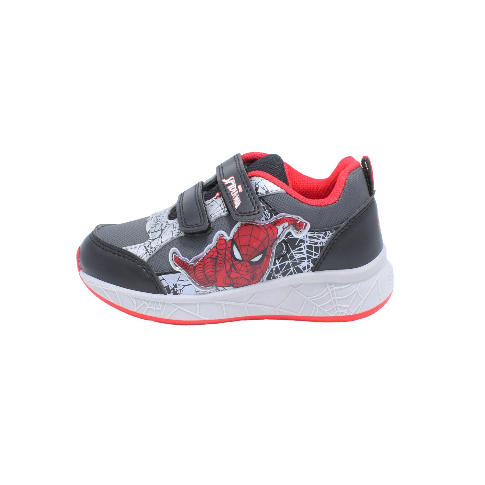 Pantofi sport Spiderman, model 8840 negru-gri