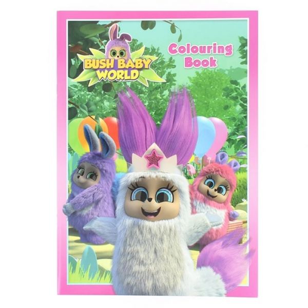 Carte de colorat Bush Baby World Colouring book - 32 pagini + 3 ani