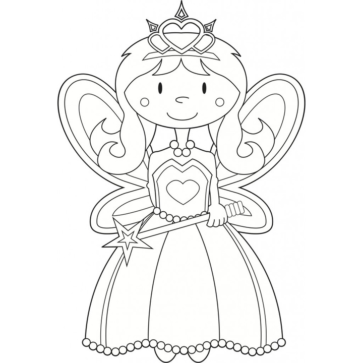 Carte de colorat cu Zane si Printese, Alligator