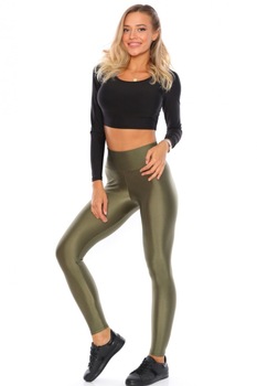 Colanti dama lycra, talie inalta, elastici, Verde Colanti dama lycra, talie inalta, elastici, Verde