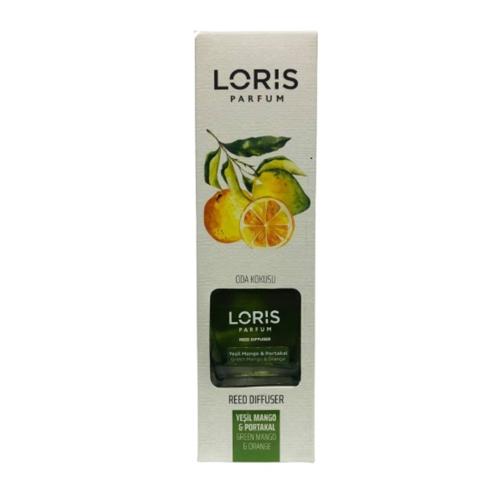 Odorizant camera, Loris, Mango verde si Portocal, 120 ml