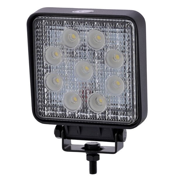 Proiector cu LED KAMAR, din metal, patrat, 27W, 12/24V, 2200 lm, 6500K, 108 x 108mm