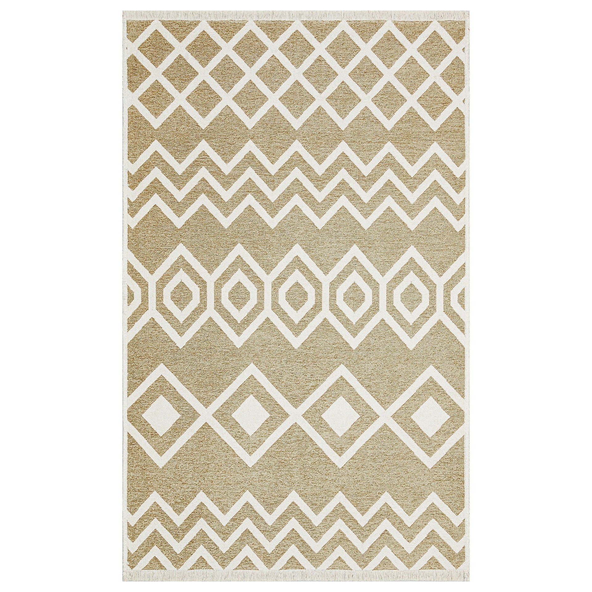 Covor Maze Home MONDO, Reversibil, Cream Beige 01 , 120 x 180 cm