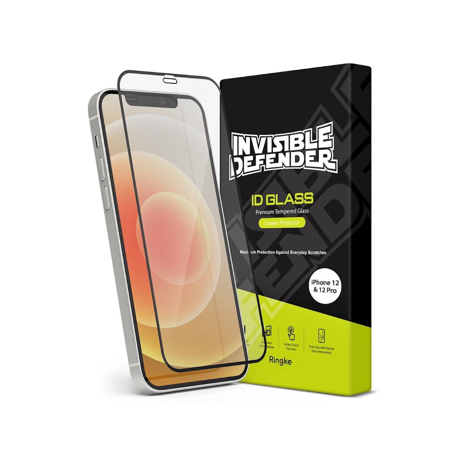 Folie sticla securizata Apple iPhone 12/iPhone 12 Pro Ringke 3D Premium Invisible Screen Defender