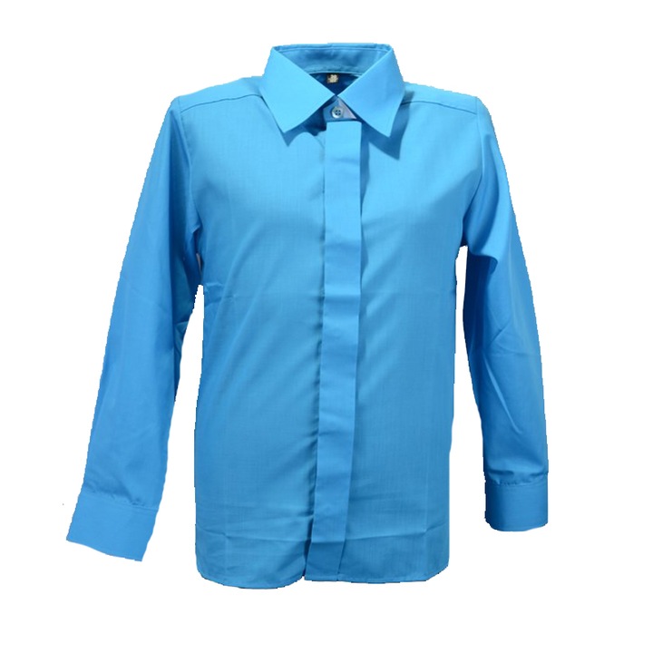 Camasa cu maneca lunga pentru baieti Jankes KSL-105C, Albastru