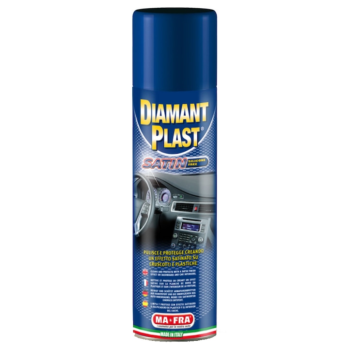 Spray pentru bord mat, fara silicon MA-FRA Diamantplast Satine, 500 ml