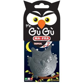Odorizant auto din cauciuc MA-FRA Mr. Gugu Black/Tropical Odorizant auto din cauciuc MA-FRA Mr. Gugu Black/Tropical