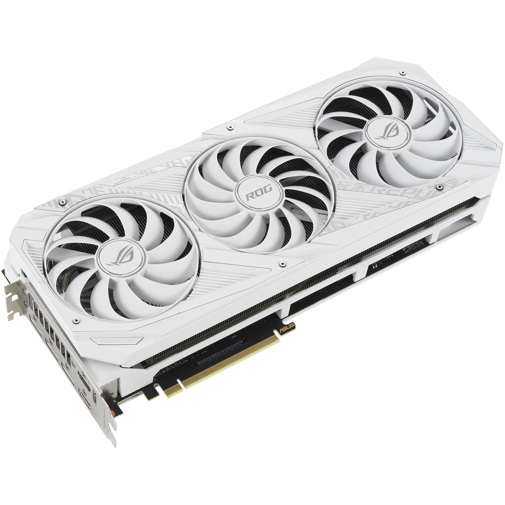 Placa video ASUS ROG Strix GeForce® RTX™ 3080 OC White Edition