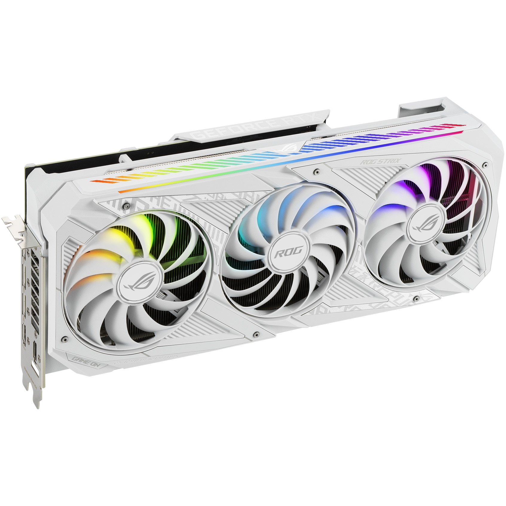 Видео карта ASUS ROG Strix GeForce® RTX™ 3080 OC White Edition, 10GB ...