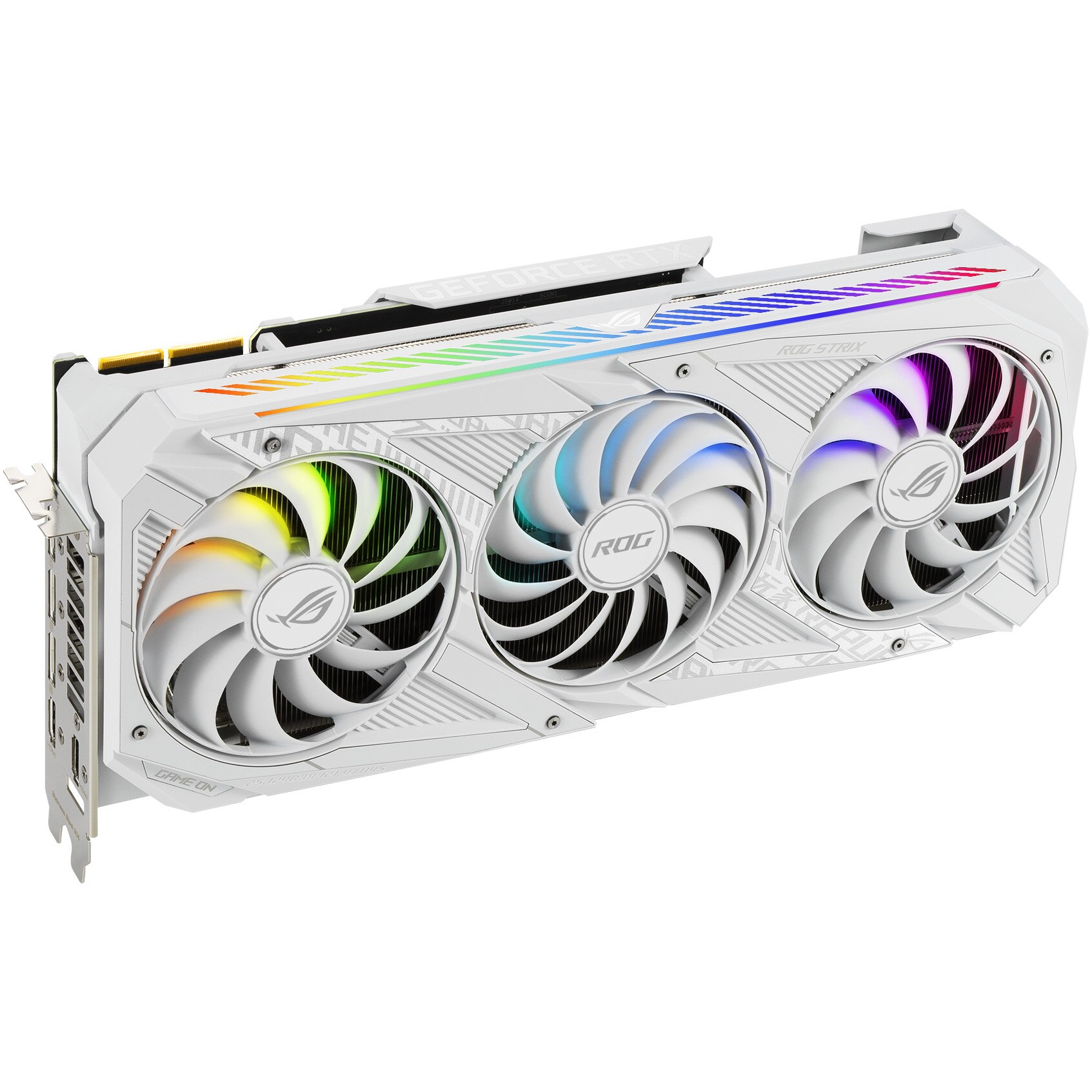 Placa video ASUS ROG Strix GeForce® RTX™ 3090 OC White Edition