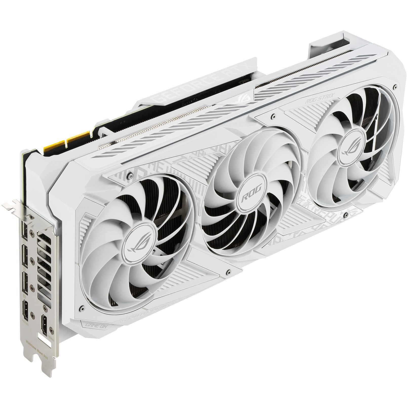 Placa video ASUS ROG Strix GeForce® RTX™ 3090 OC White Edition