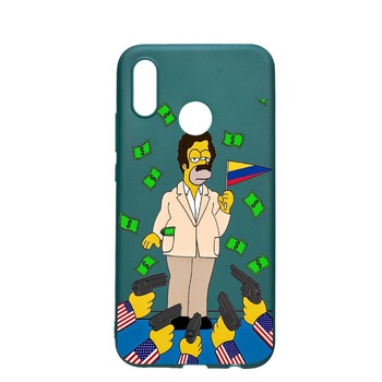 Husa Samsung Galaxy A20e, Narco Simpsons, rezistenta la uzura, anti-alunecare, din silicon Premium, ForestGreen, FG439 Husa Samsung Galaxy A20e, Narco Simpsons, rezistenta la uzura, anti-alunecare, din silicon Premium, ForestGreen, FG439