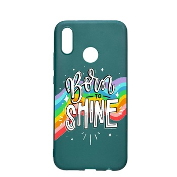 Husa Samsung Galaxy A40, Born To Shine, rezistenta la uzura, anti-alunecare, din silicon Premium, ForestGreen, FG489 Husa Samsung Galaxy A40, Born To Shine, rezistenta la uzura, anti-alunecare, din silicon Premium, ForestGreen, FG489