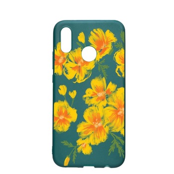 Husa Samsung Galaxy A40, Pastel Colors - Flowers, rezistenta la uzura, anti-alunecare, din silicon Premium, ForestGreen, FG502 Husa Samsung Galaxy A40, Pastel Colors - Flowers, rezistenta la uzura, anti-alunecare, din silicon Premium, ForestGreen, FG502