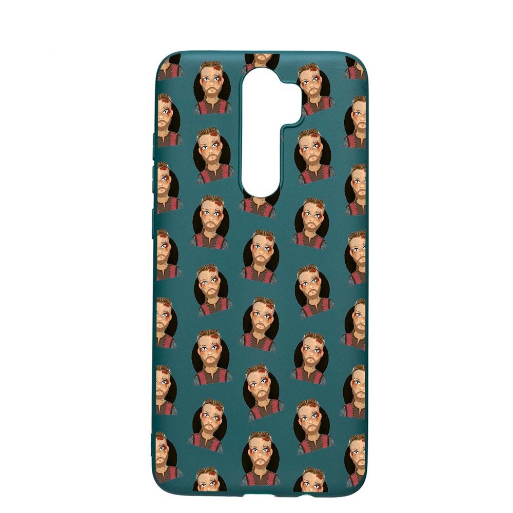 Husa Xiaomi Redmi Note 8 Pro, Vikings, rezistenta la uzura, anti-alunecare, din silicon Premium, ForestGreen, FG453