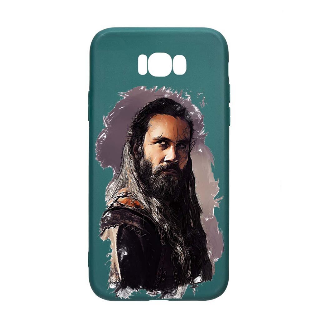 Husa Samsung Galaxy S8, Vikings Rollo, rezistenta la uzura, anti-alunecare, din silicon Premium, ForestGreen, FG454