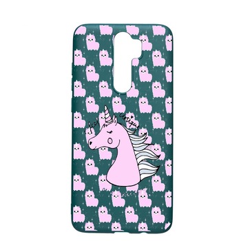 Husa Xiaomi Redmi Note 8 Pro, Unicorn - I Feel unique, rezistenta la uzura, anti-alunecare, din silicon Premium, ForestGreen, FG521 Husa Xiaomi Redmi Note 8 Pro, Unicorn - I Feel unique, rezistenta la uzura, anti-alunecare, din silicon Premium, ForestGreen, FG521