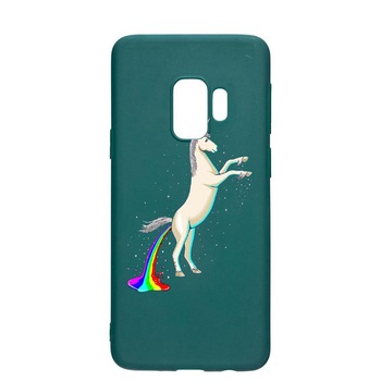 Husa Samsung Galaxy S9, Unicorn, rezistenta la uzura, anti-alunecare, din silicon Premium, ForestGreen, FG529 Husa Samsung Galaxy S9, Unicorn, rezistenta la uzura, anti-alunecare, din silicon Premium, ForestGreen, FG529