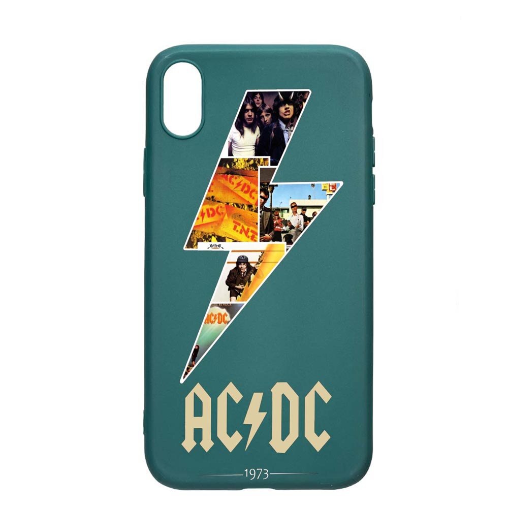 Husa Apple iPhone XR, AC/DC, rezistenta la uzura, anti-alunecare, din silicon Premium, ForestGreen, FG534