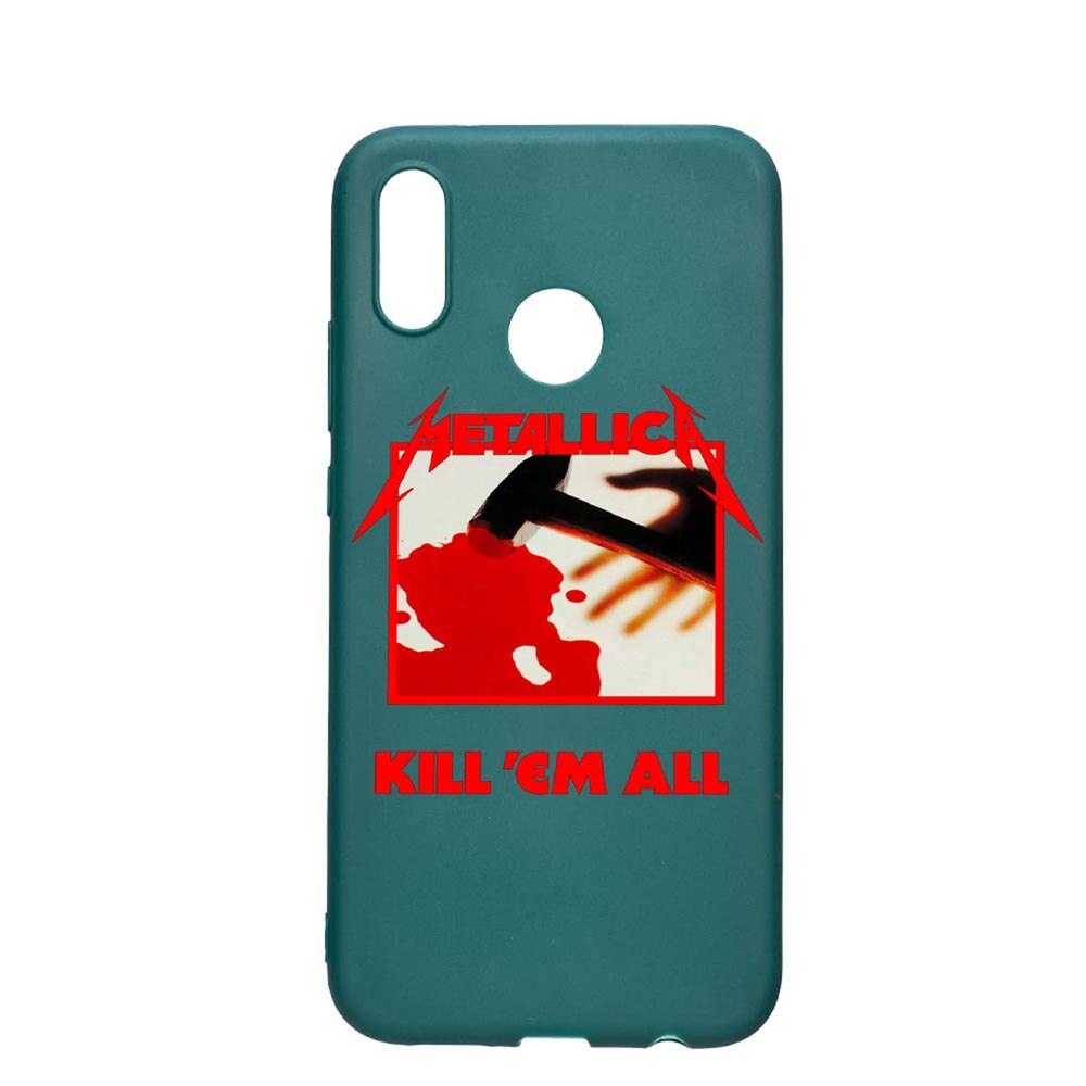 Husa Samsung Galaxy A40, Metallica, rezistenta la uzura, anti-alunecare, din silicon Premium, ForestGreen, FG543