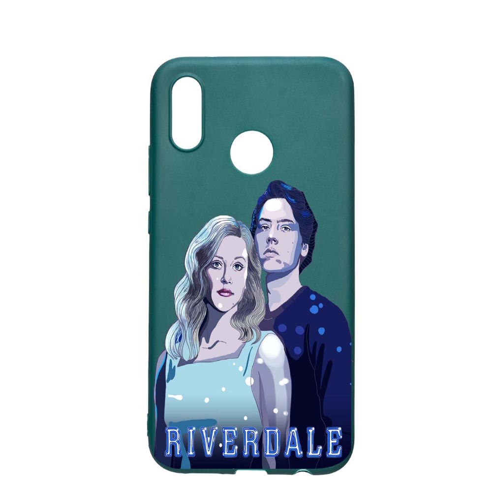 Husa Samsung Galaxy A20e, Riverdale, rezistenta la uzura, anti-alunecare, din silicon Premium, ForestGreen, FG614