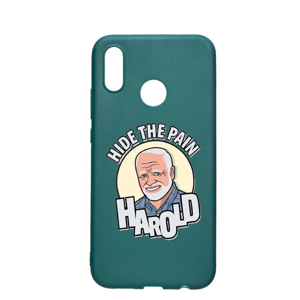 Husa Samsung Galaxy A30s, Meme - Harold, rezistenta la uzura, anti-alunecare, din silicon Premium, ForestGreen, FG662