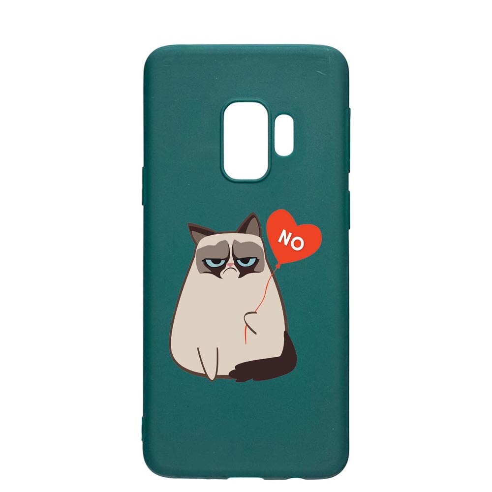 Husa Samsung Galaxy S9, Meme - Gumpy, rezistenta la uzura, anti-alunecare, din silicon Premium, ForestGreen, FG657