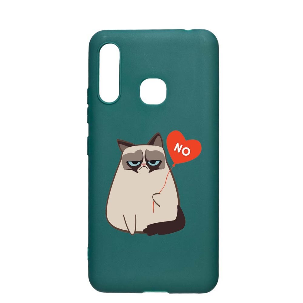 Husa Samsung Galaxy A70e, Meme - Gumpy, rezistenta la uzura, anti-alunecare, din silicon Premium, ForestGreen, FG657