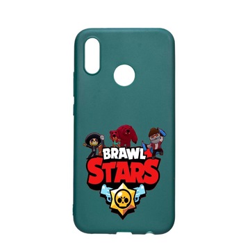 Husa Samsung Galaxy A40, Brawl Stars, rezistenta la uzura, anti-alunecare, din silicon Premium, ForestGreen, FG651 Husa Samsung Galaxy A40, Brawl Stars, rezistenta la uzura, anti-alunecare, din silicon Premium, ForestGreen, FG651