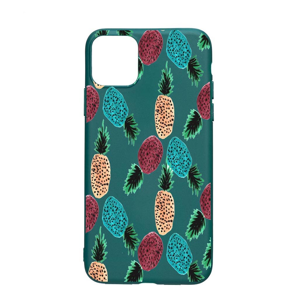 Husa Samsung Galaxy Note 10 Lite / Galaxy A81, Ananas, rezistenta la uzura, anti-alunecare, din silicon Premium, ForestGreen, FG669