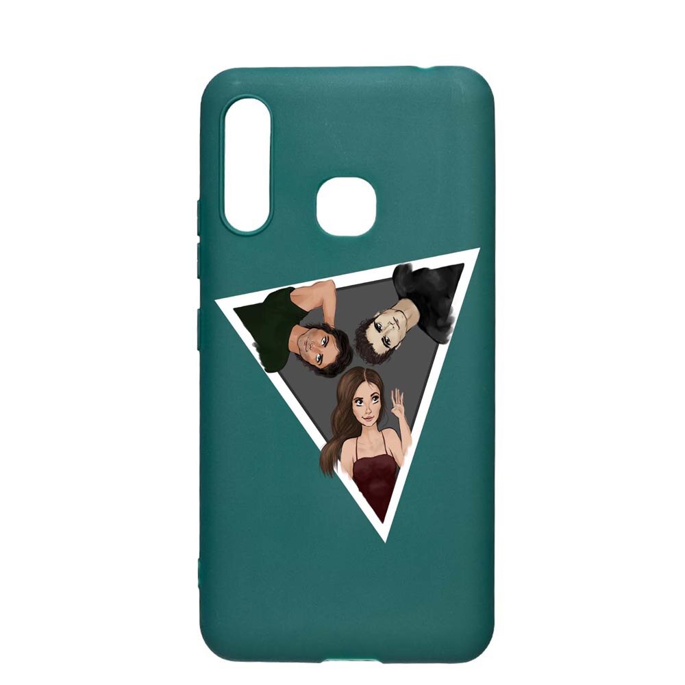 Husa Samsung Galaxy A70e, Vampire Diaries, rezistenta la uzura, anti-alunecare, din silicon Premium, ForestGreen, FG577