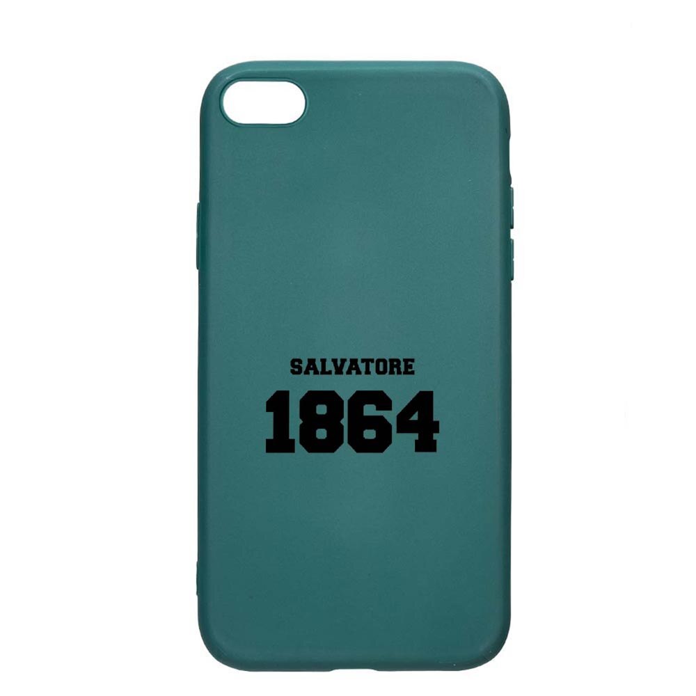 Husa Apple iPhone SE 2 / iPhone 8 / iPhone 7, Vampire Diaries - Salvatore 1864, rezistenta la uzura, anti-alunecare, din silicon Premium, ForestGreen, FG582
