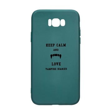 Husa Samsung Galaxy S8, Vampire Diaries - Keep Calm, rezistenta la uzura, anti-alunecare, din silicon Premium, ForestGreen, FG581 Husa Samsung Galaxy S8, Vampire Diaries - Keep Calm, rezistenta la uzura, anti-alunecare, din silicon Premium, ForestGreen, FG581