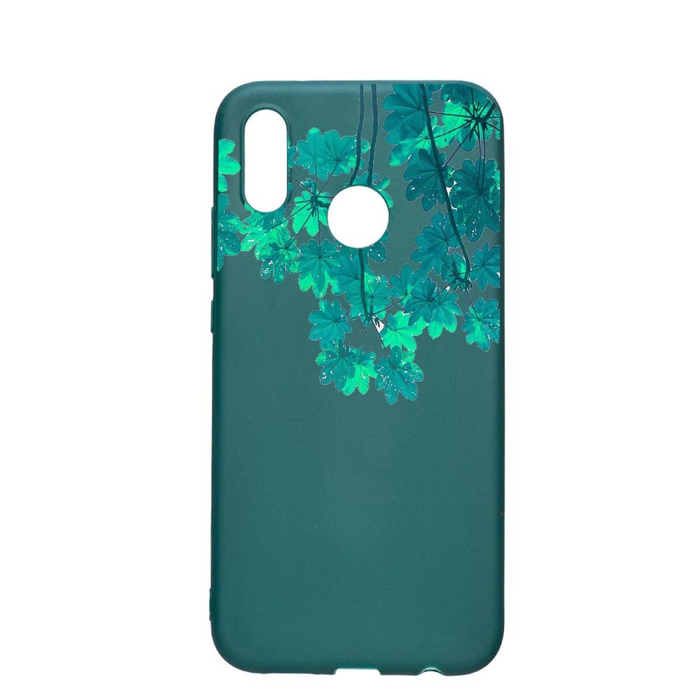 Husa Huawei P20 Lite, Forest, rezistenta la uzura, anti-alunecare, din silicon Premium, ForestGreen, FG682