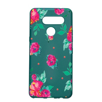 Husa LG K50s, Roses - Pastel colors, rezistenta la uzura, anti-alunecare, din silicon Premium, ForestGreen, FG688 Husa LG K50s, Roses - Pastel colors, rezistenta la uzura, anti-alunecare, din silicon Premium, ForestGreen, FG688