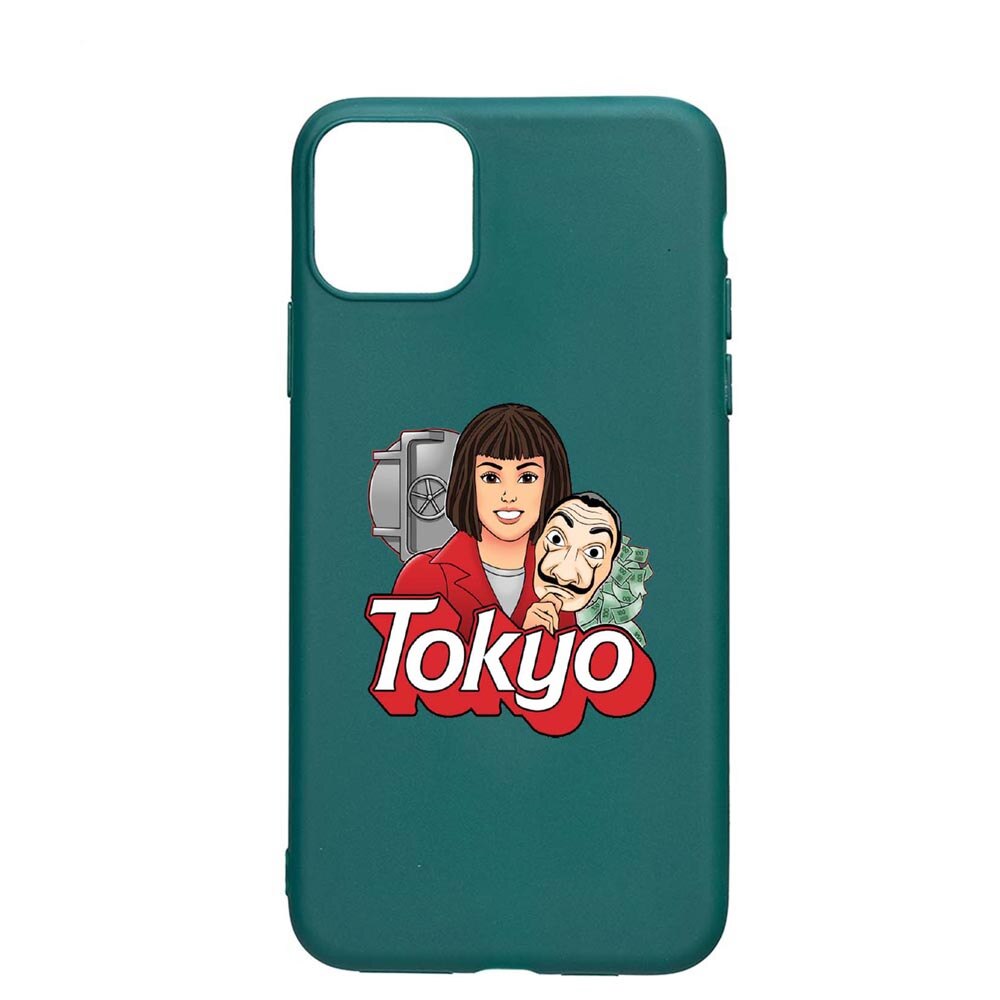 Husa Samsung Galaxy Note 10 Lite / Galaxy A81, La Casa De Papel - Tokyo, rezistenta la uzura, anti-alunecare, din silicon Premium, ForestGreen, FG717