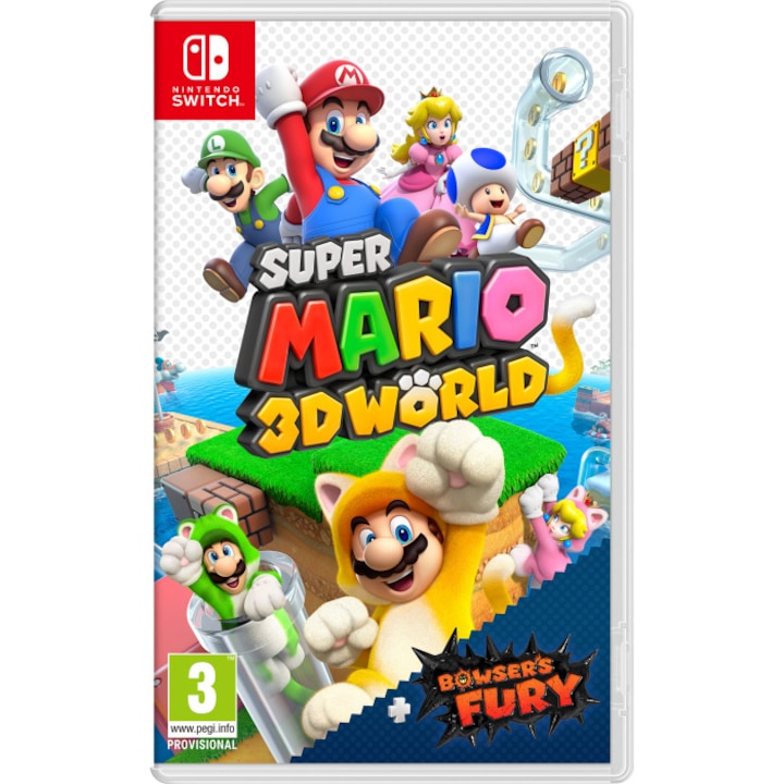 Nintendo Switch Super Mario 3D World + Bowsers Fury Játékprogram