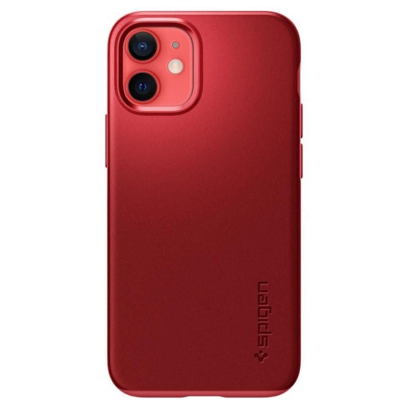 Husa slim Spigen Thin Fit iPhone 12 Mini Red