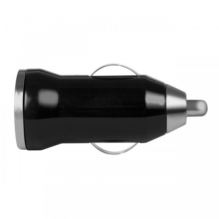 Incarcator auto iSound, 2.1A, USB, Negru