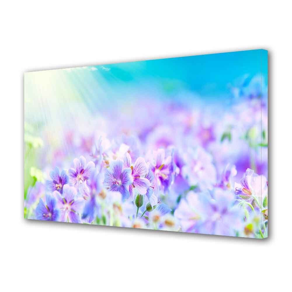 Tablou Canvas Flori violet, 40 x 60 cm