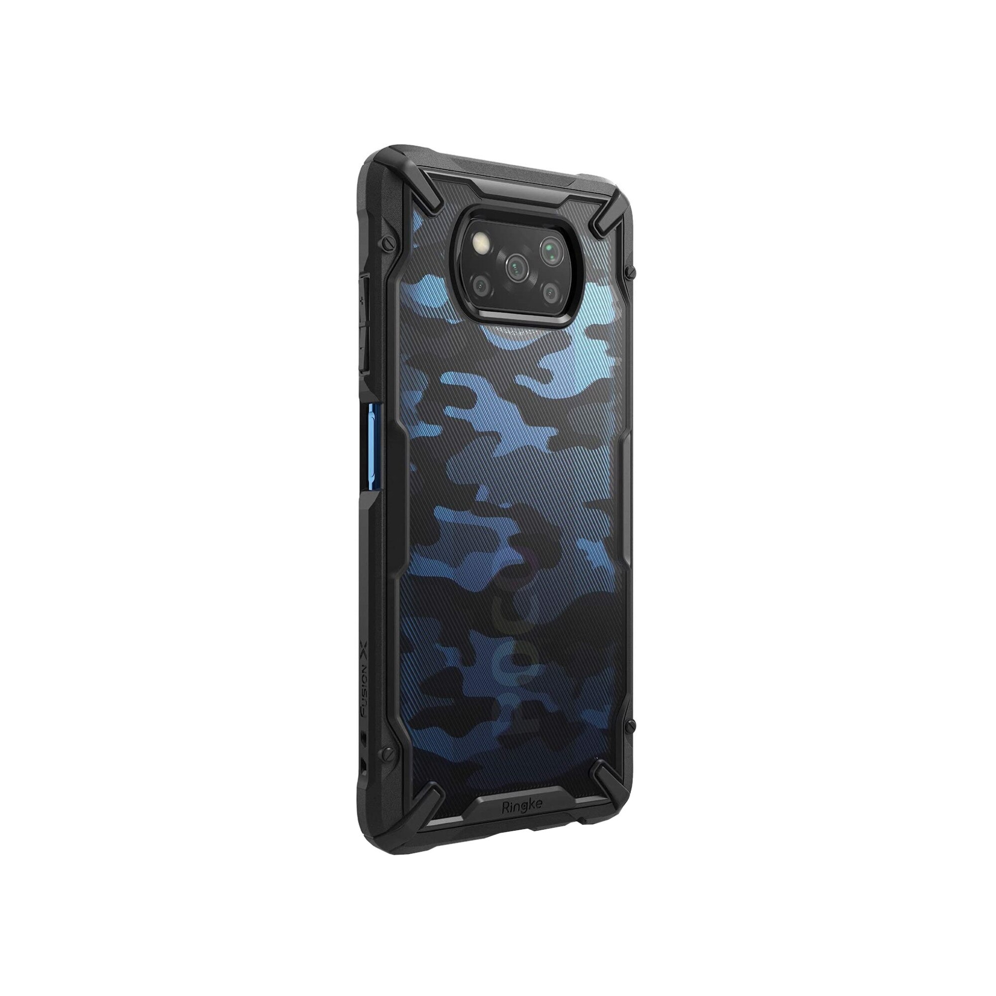 Husa Xiaomi Poco X3 NFC Ringke FUSION X Negru Camuflaj