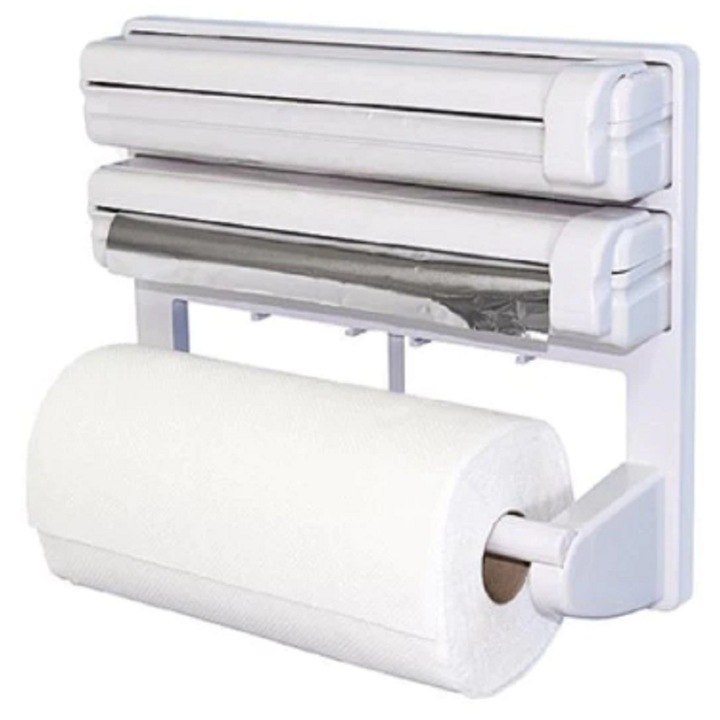 Dispenser triplu de bucatarie, pentru hartie, folie strech, folie aluminiu Selling Depot ®